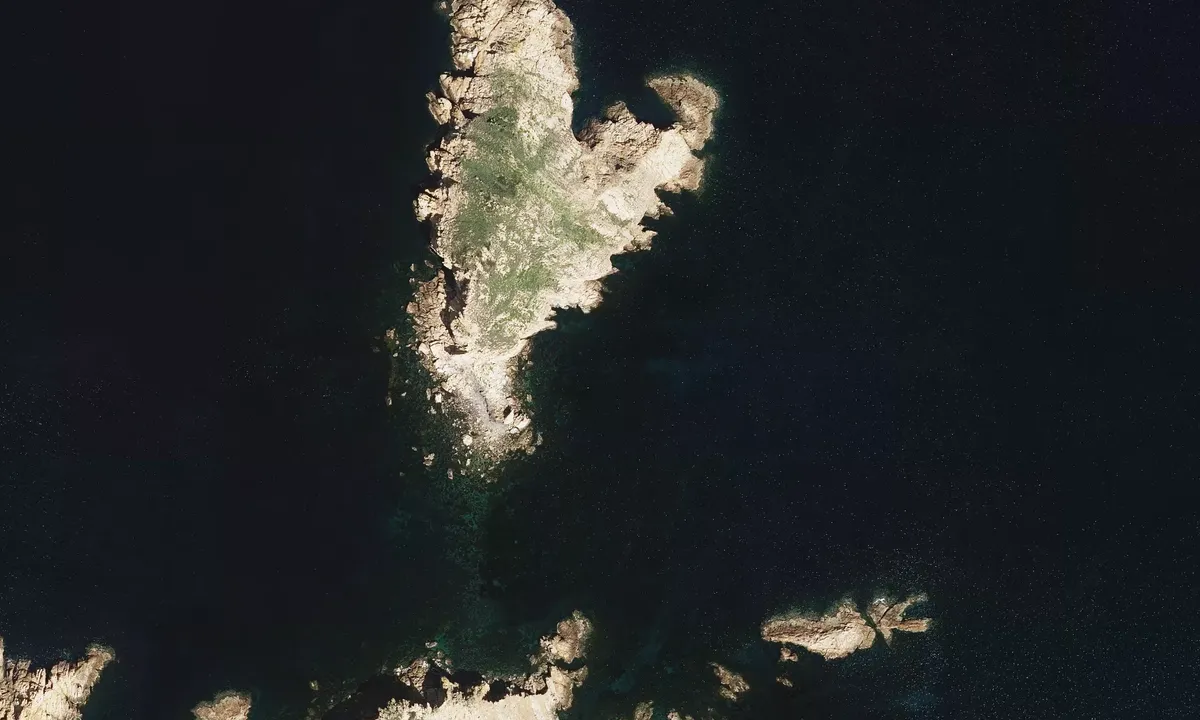 Satelite image of Islas Bledas