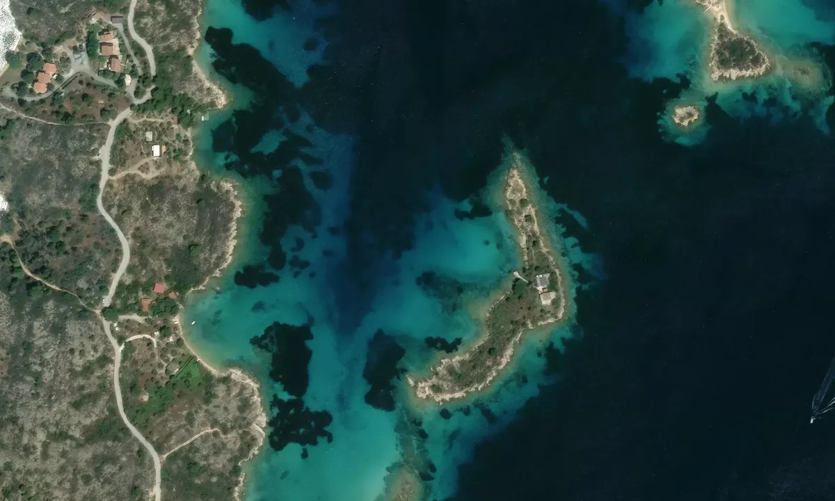 Satelite image of Isle Elia