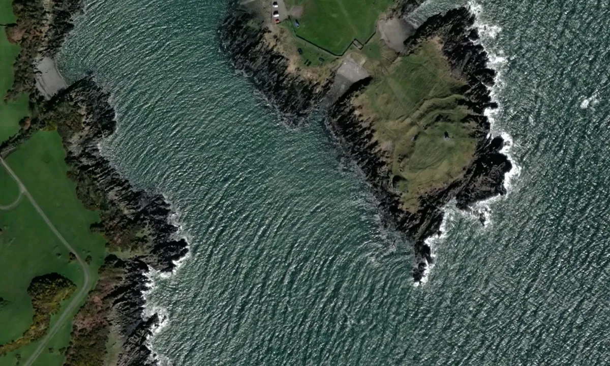 Flyfoto av Isle of Whithorn Anchorage