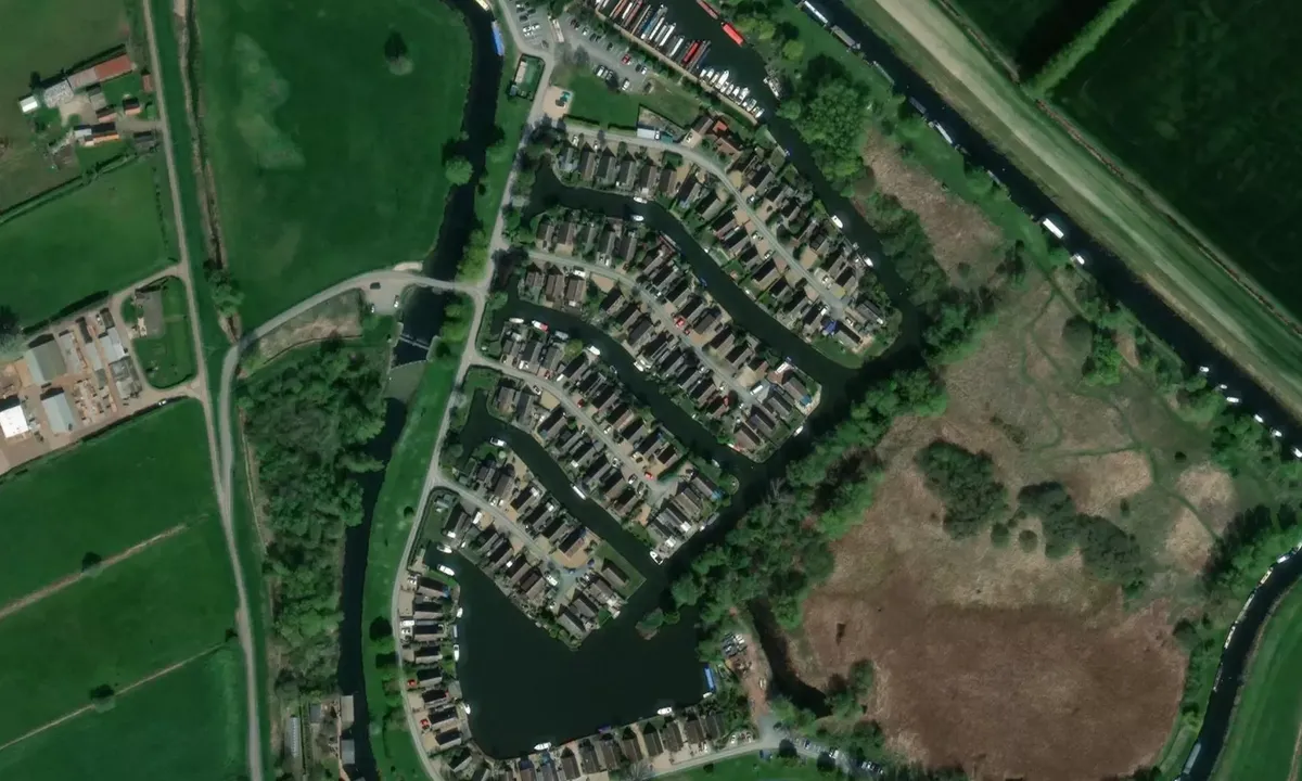 Satelite image of Isleham