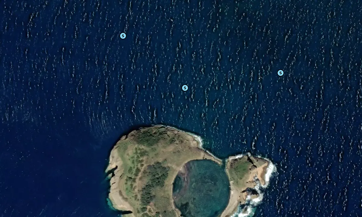 Satelite image of Islet of Vila Franca do Campo