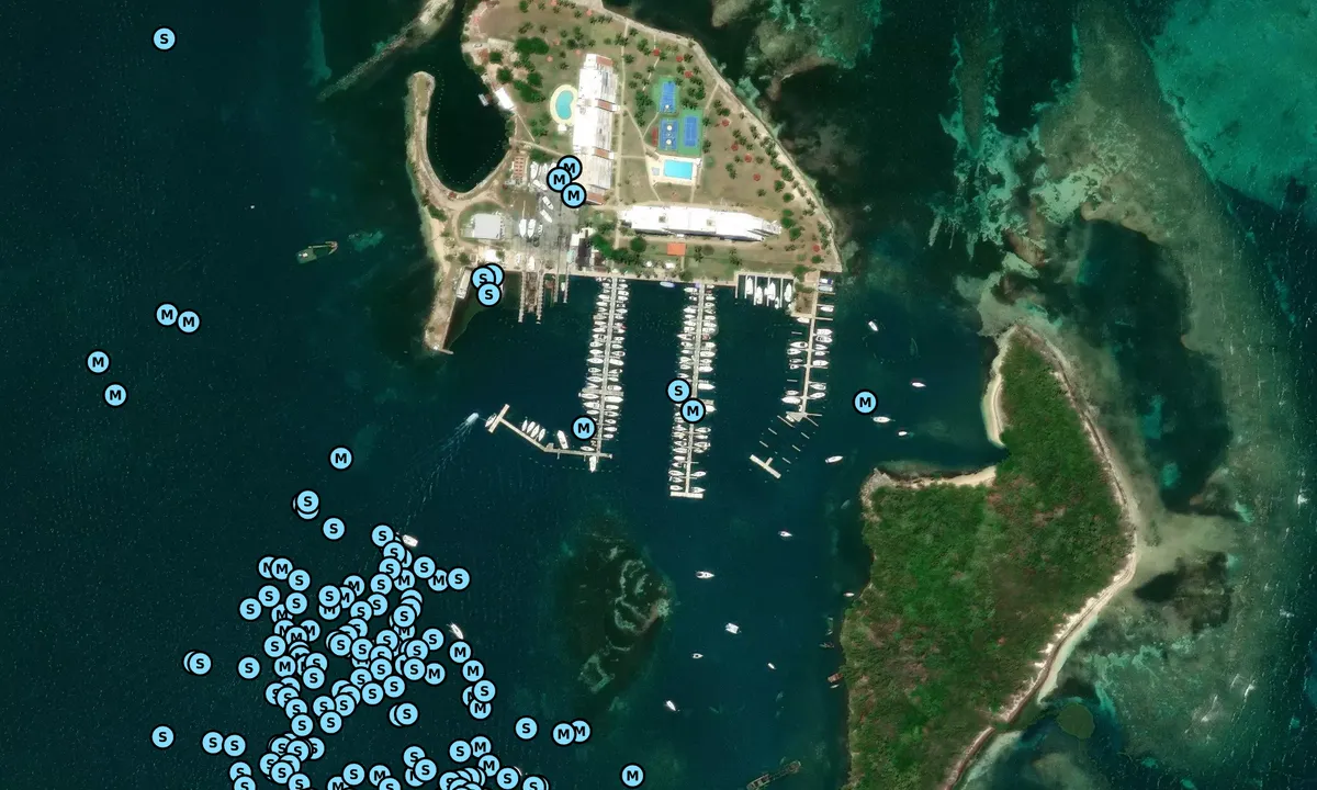 Satelite image of Isleta Marina