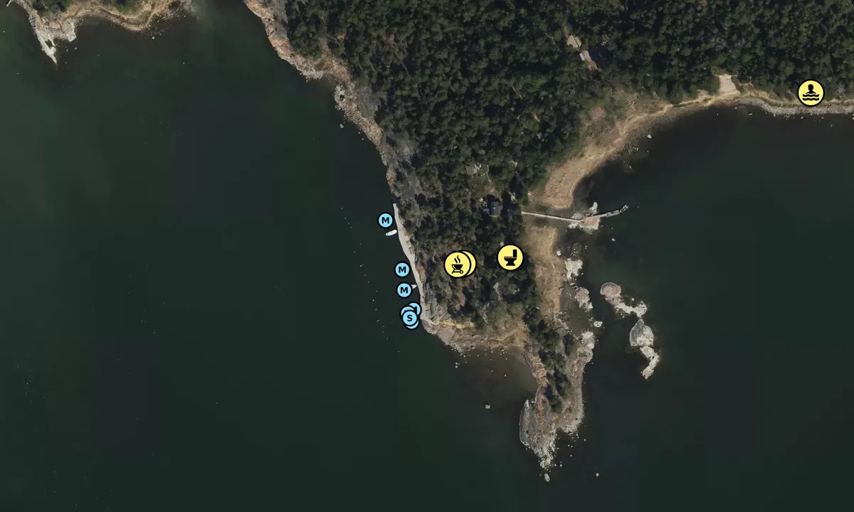 Satelite image of Iso Vasikkasaari S