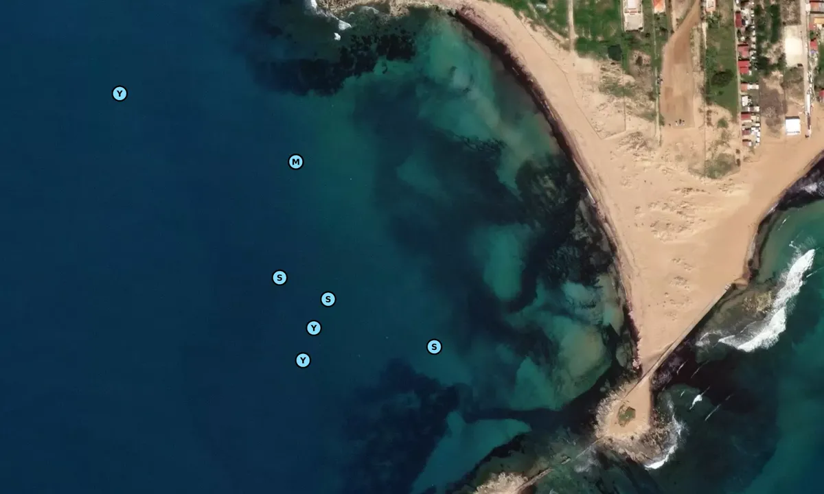 Satelite image of Isola delle Correnti - Maucini