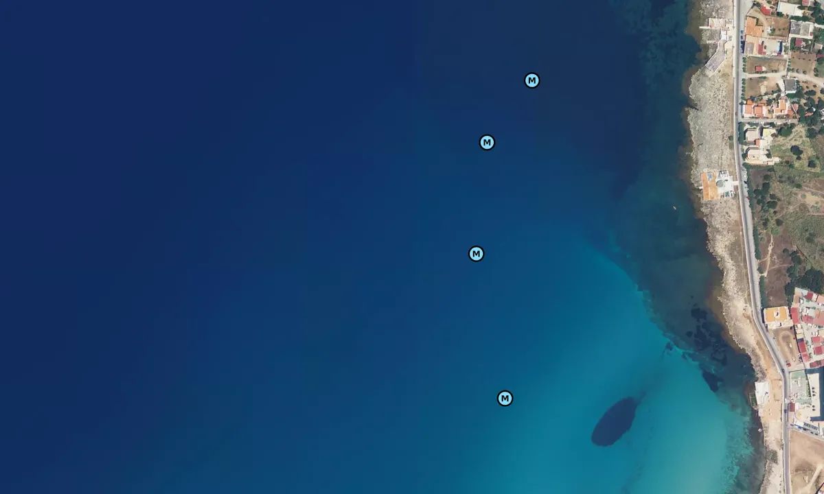 Satelite image of Isola delle Femmine Sud