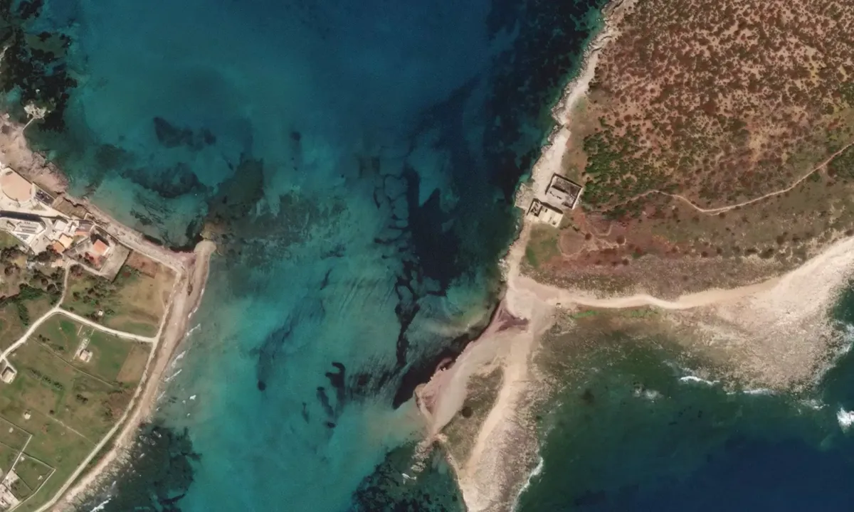 Flyfoto av Isola di Capopassero