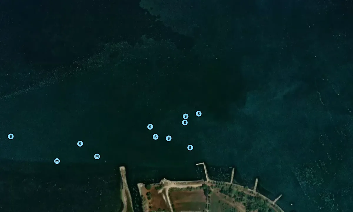 Satelite image of Isola di Sant'Andrea - Udine