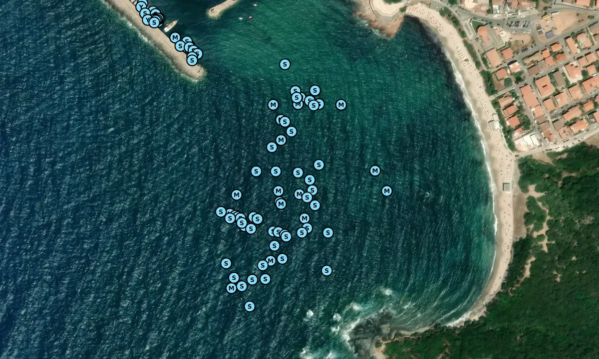 Satelite image of Isola Rossa