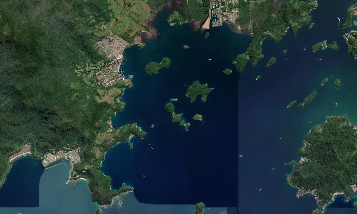 Flyfoto av Itanhang Island