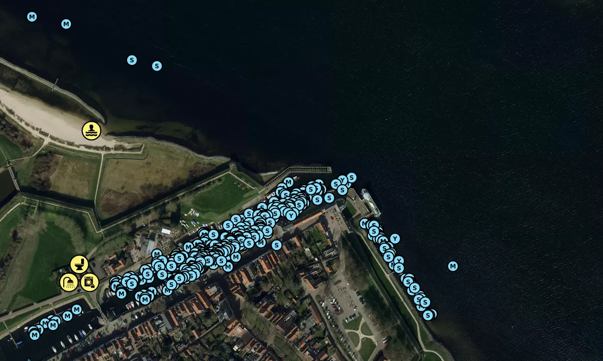 Satelite image of Jachtclub Veere - Zeeland