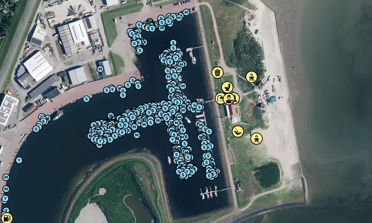 Satelite image of Jachthafen Norderney