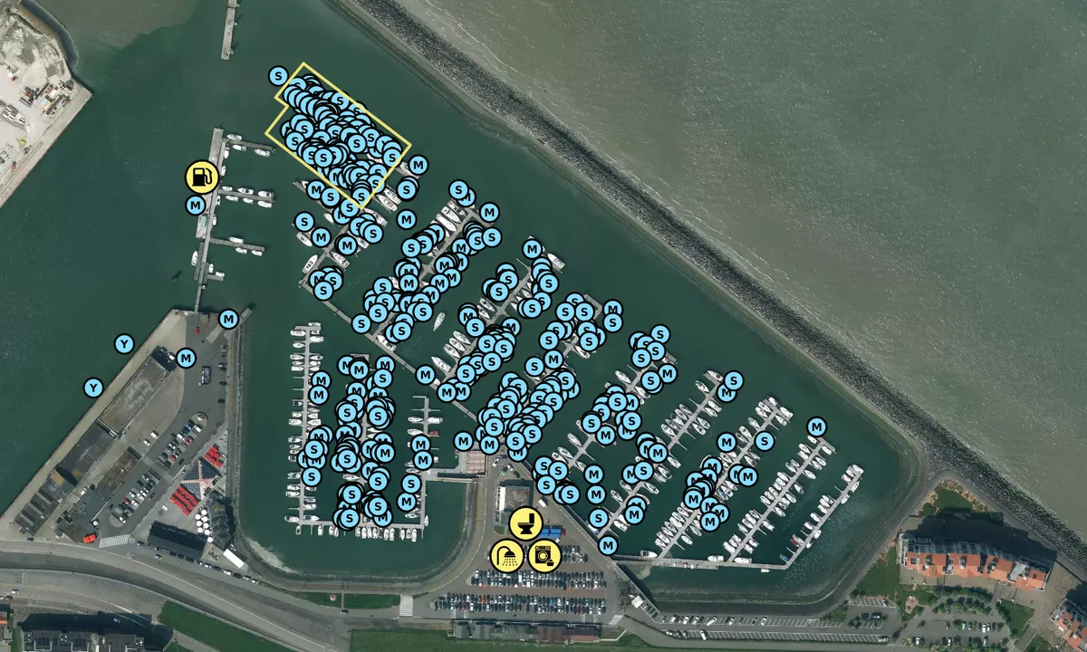 Satelite image of Jachthaven Breskens BV - Sluis