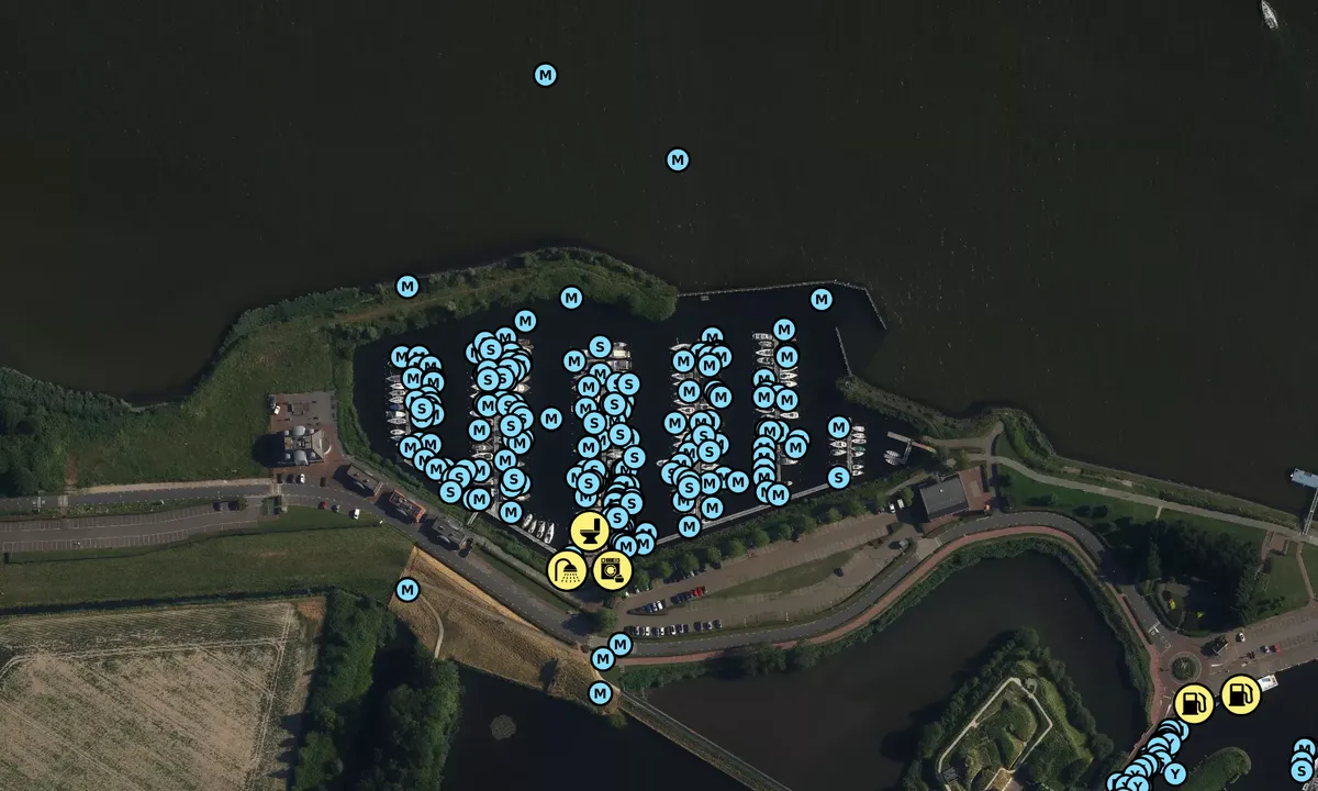 Satelite image of Jachthaven De Batterij - Willemstad