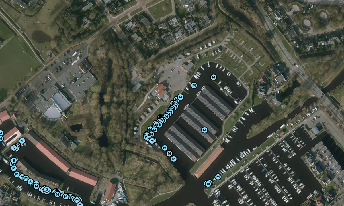 Satelite image of Jachthaven De Domp