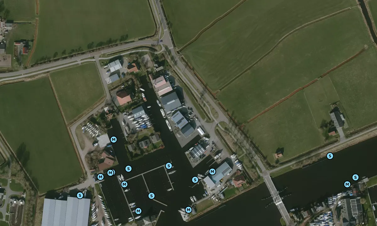 Satelite image of Jachthaven de Pyramide - Warns