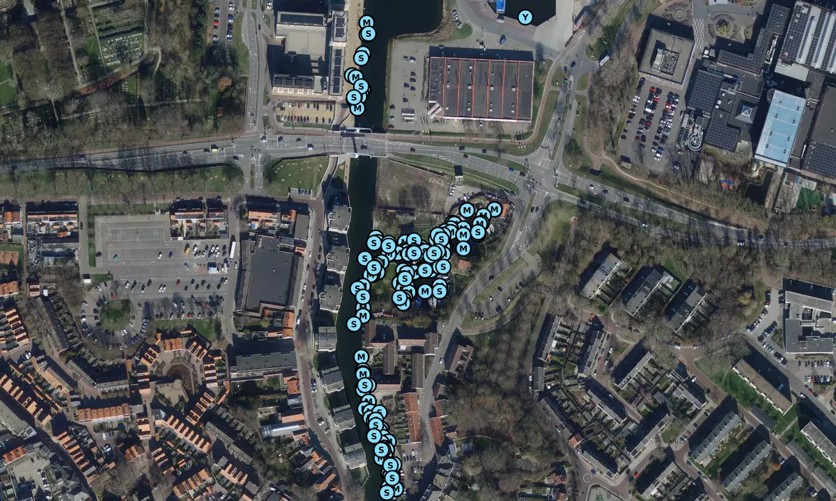 Satelite image of Jachthaven De Werf