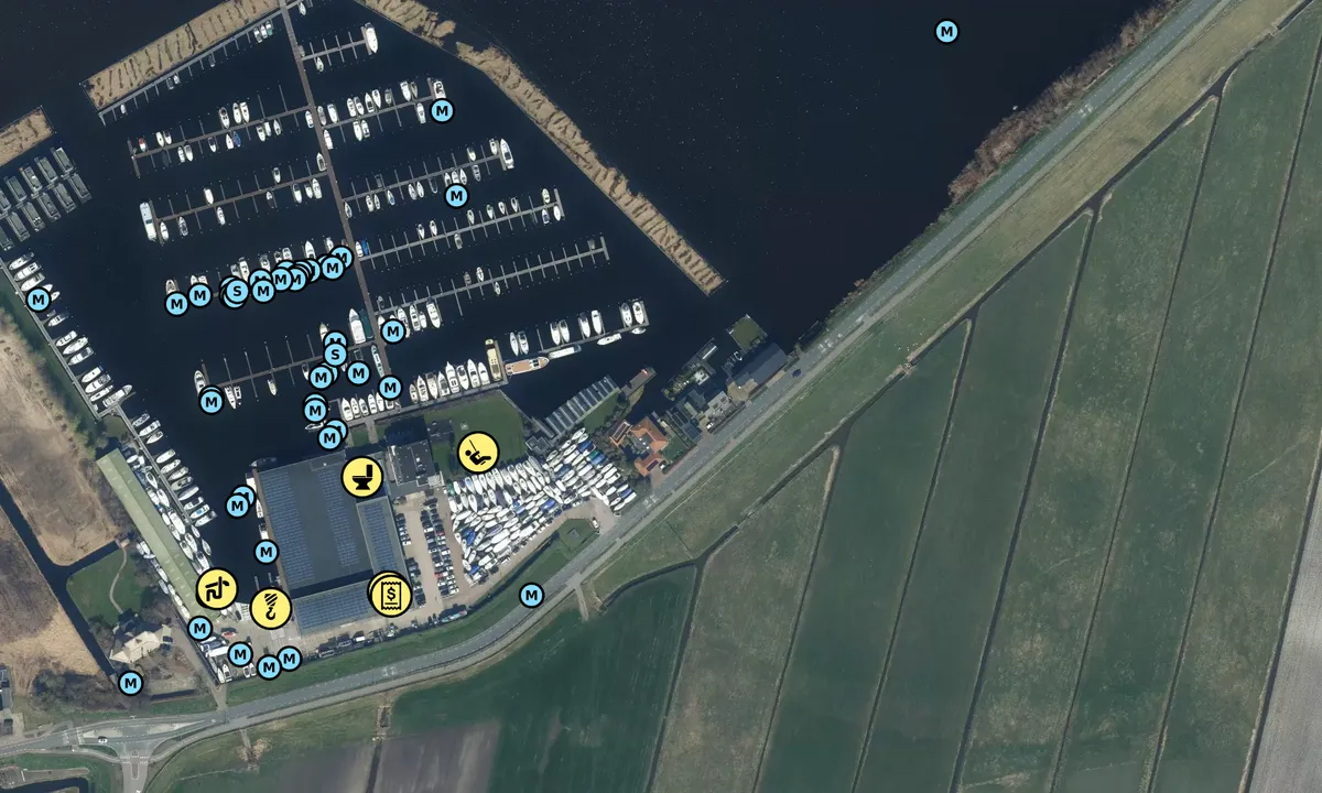 Satelite image of Jachthaven en Makelaardij Kempers