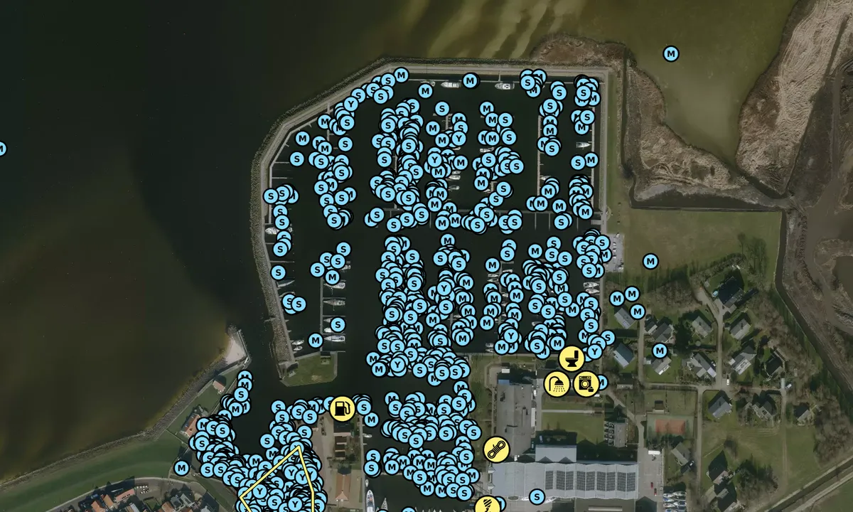 Satelite image of Jachthaven Hindeloopen