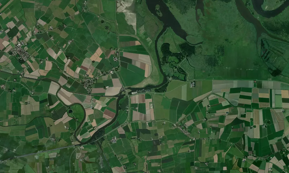 Flyfoto av Jachthaven Lunegat - Kollum