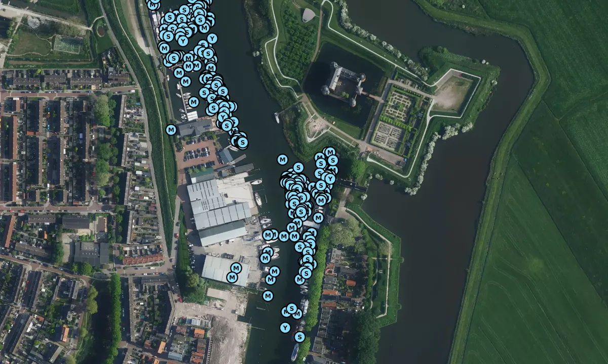 Satelite image of Jachthaven Stichting Muiden