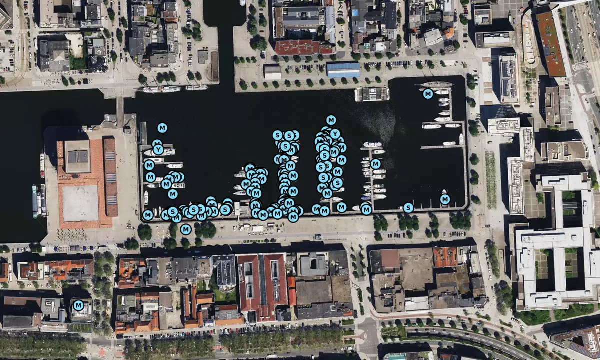 Satelite image of Jachthaven Willemdok - Antwerp