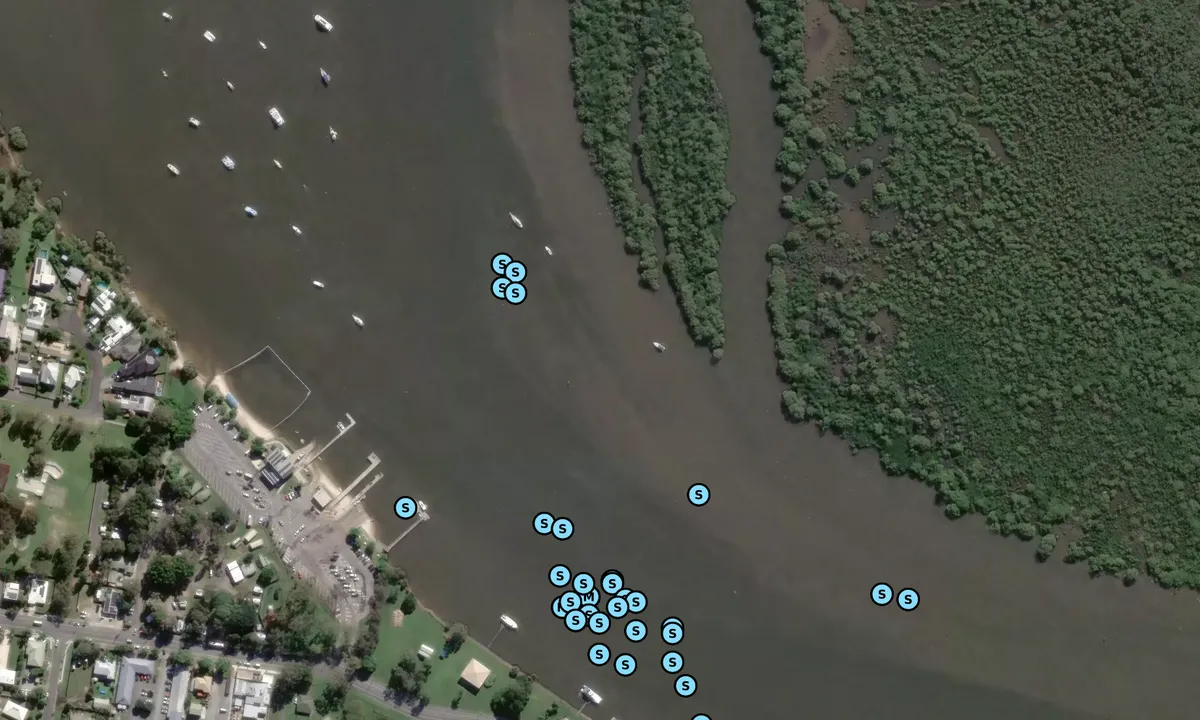 Satelite image of Jacobs Well