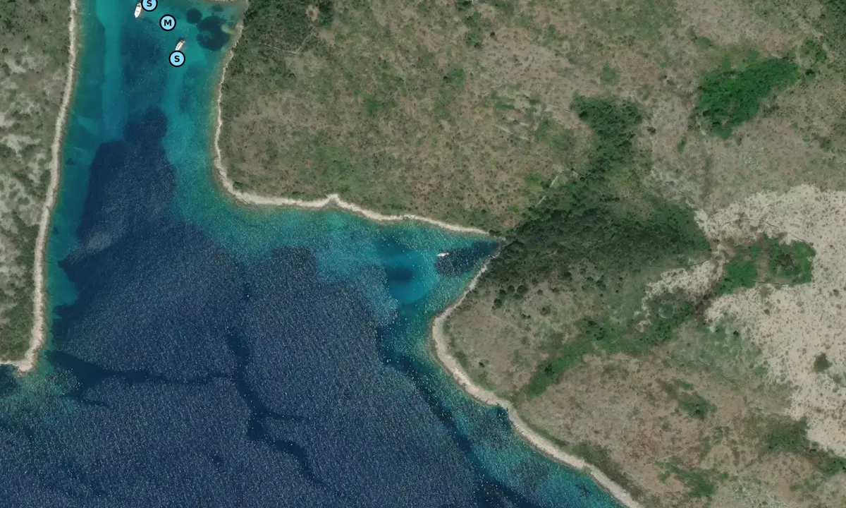 Satelite image of Jakinska Uvala - Molat