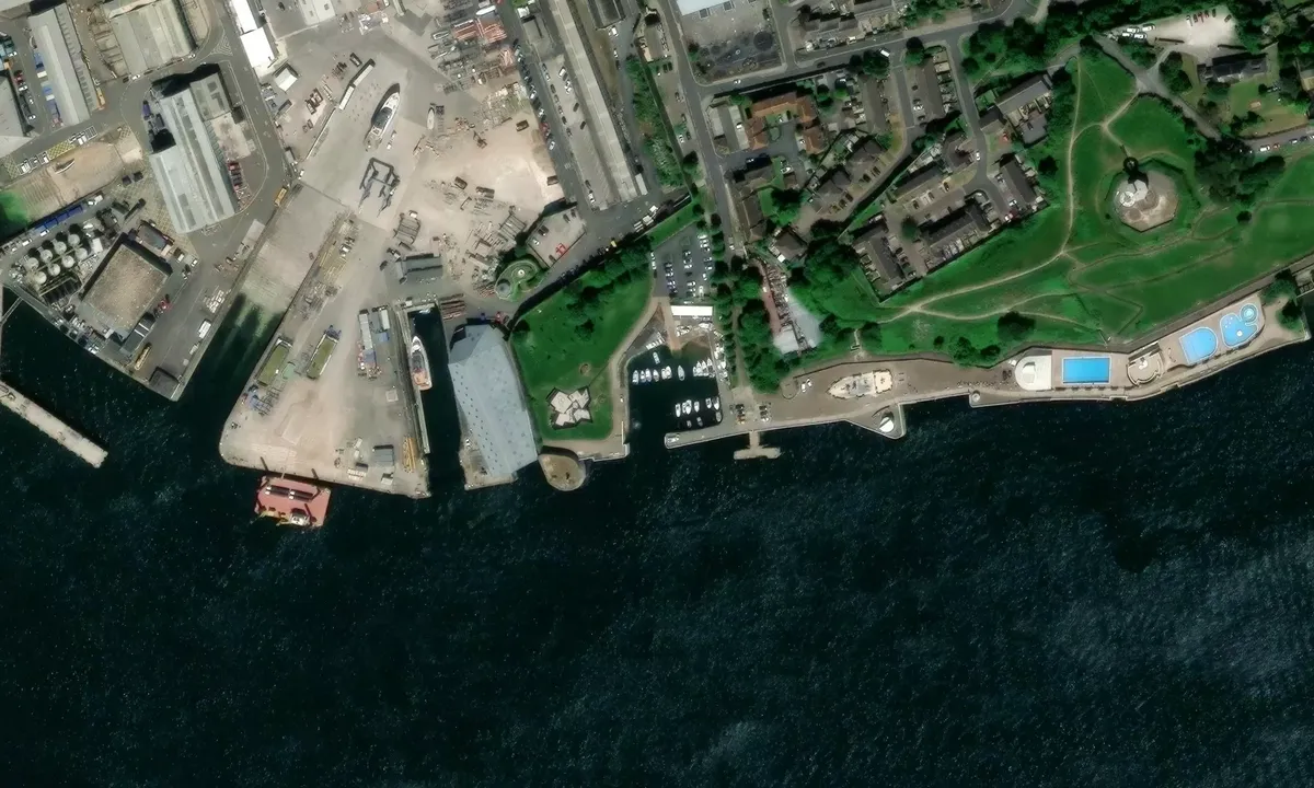 Satelite image of James Street Mutton Cove