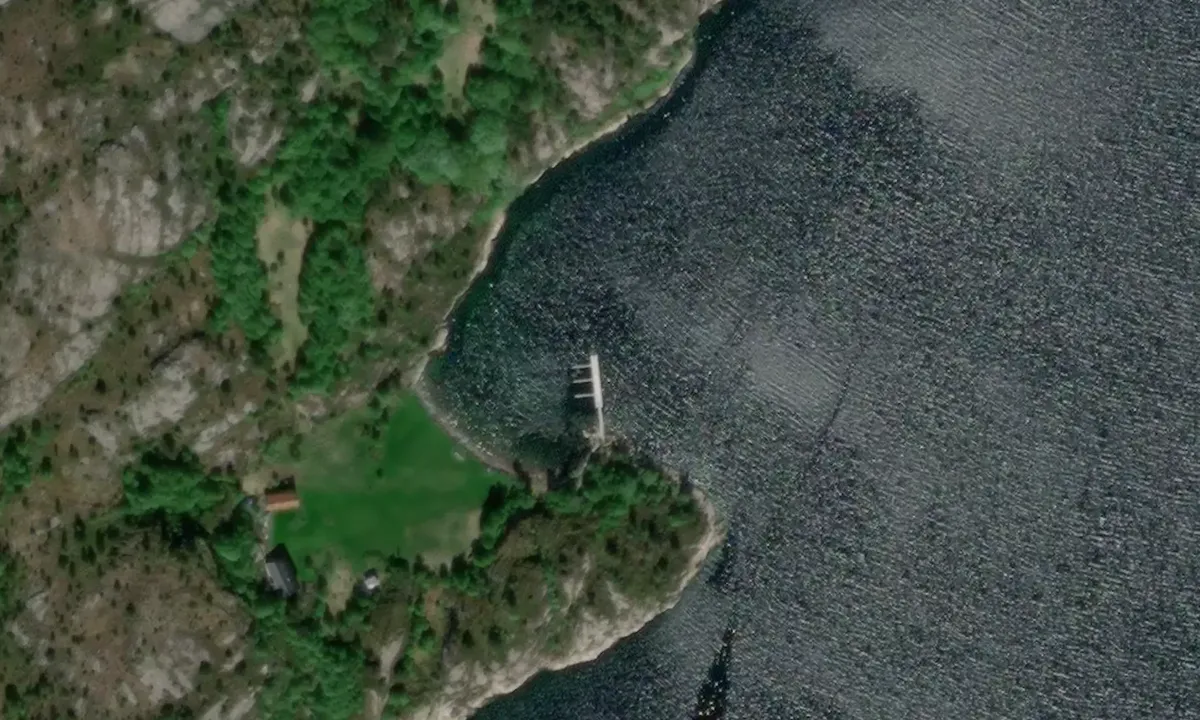 Satelite image of Jamtøya - Heim