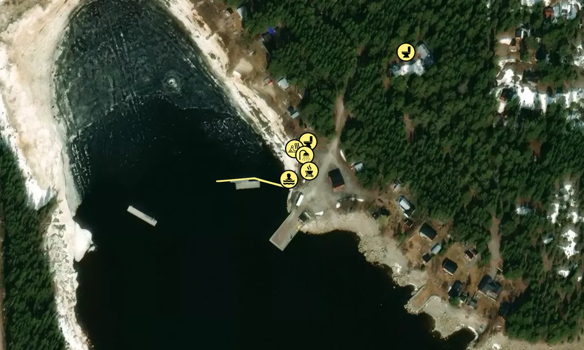 Satelite image of Jävre-Sandholmen Piteå Segelsällskap