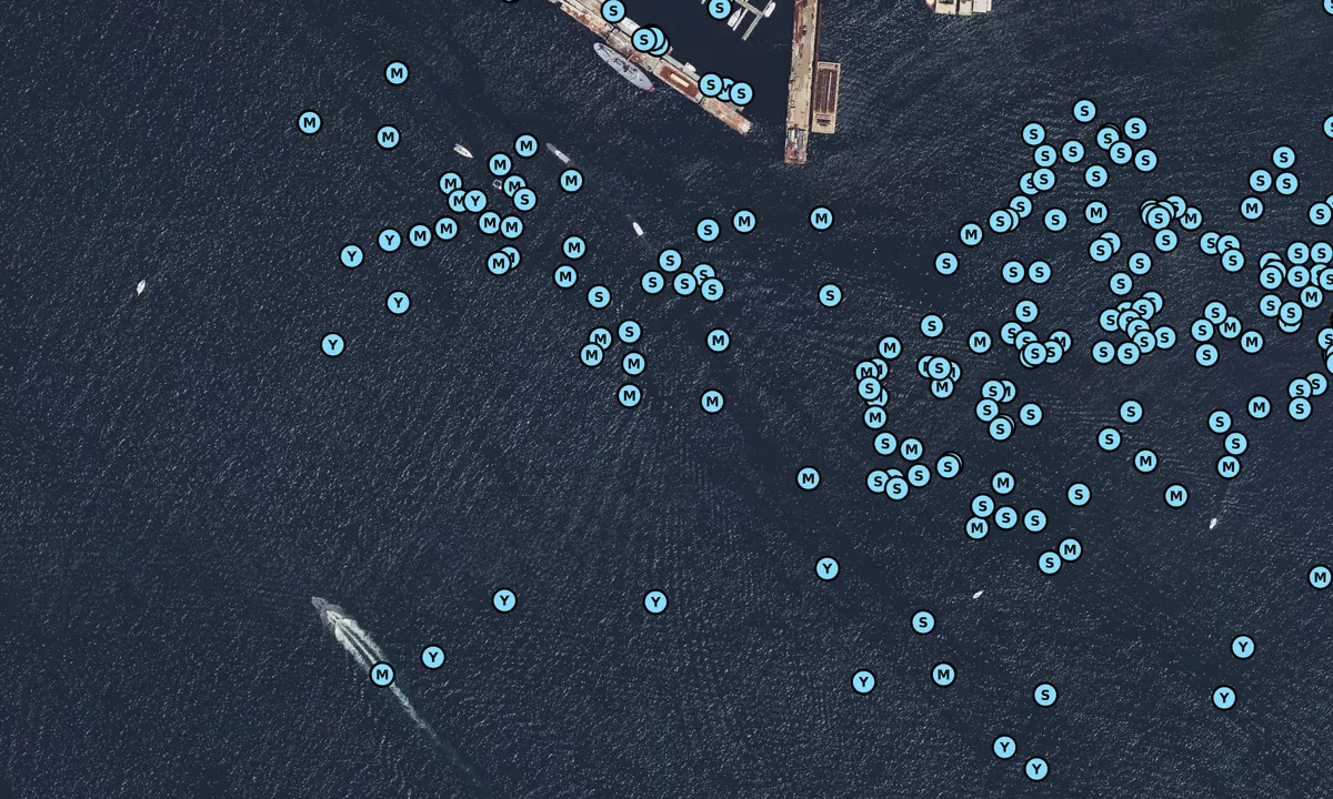 Satelite image of Jeffries Point