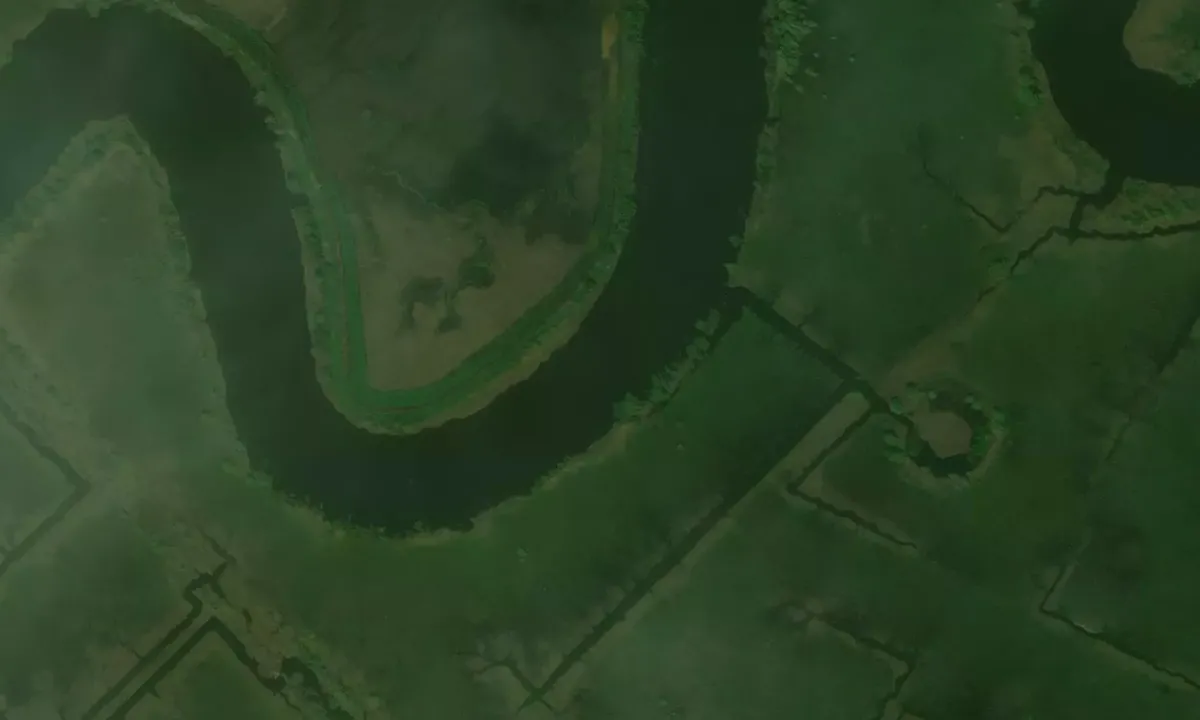 Satelite image of Jericho Creek - 2