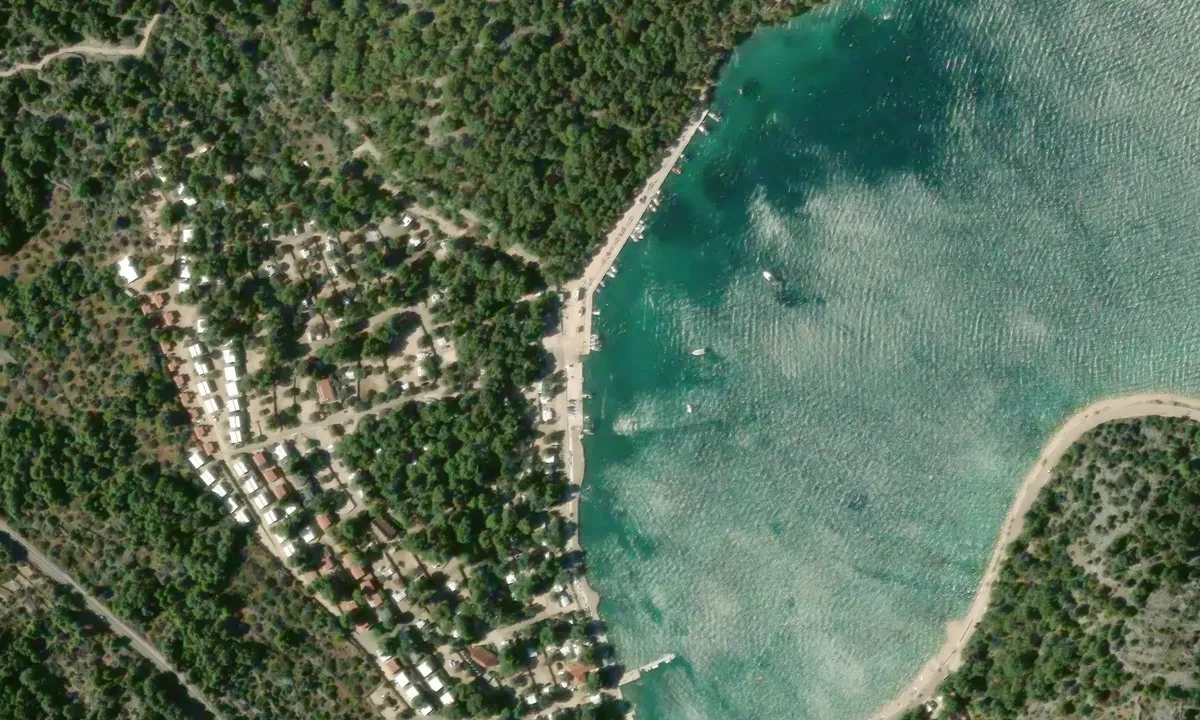 Satelite image of Jezera