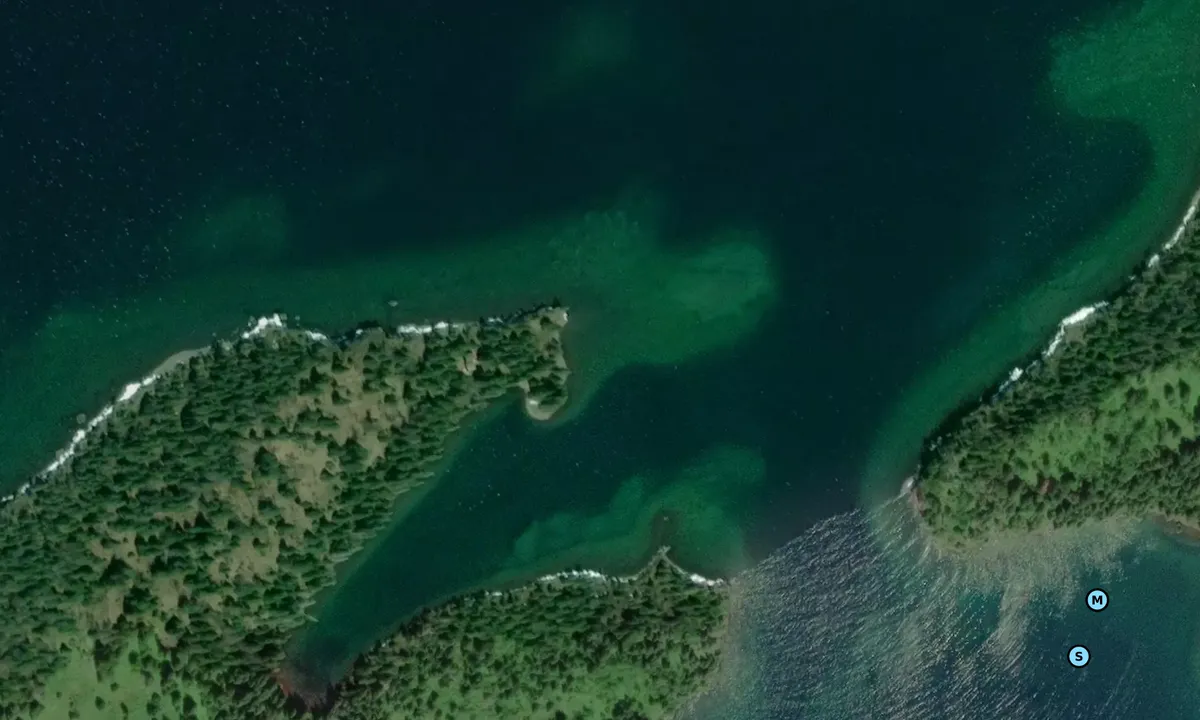 Satelite image of Johns Island