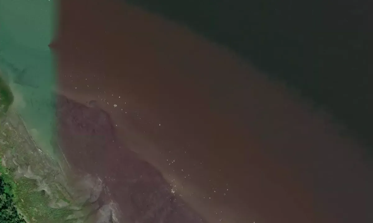 Satelite image of Joly de Lotbiniere Mansion