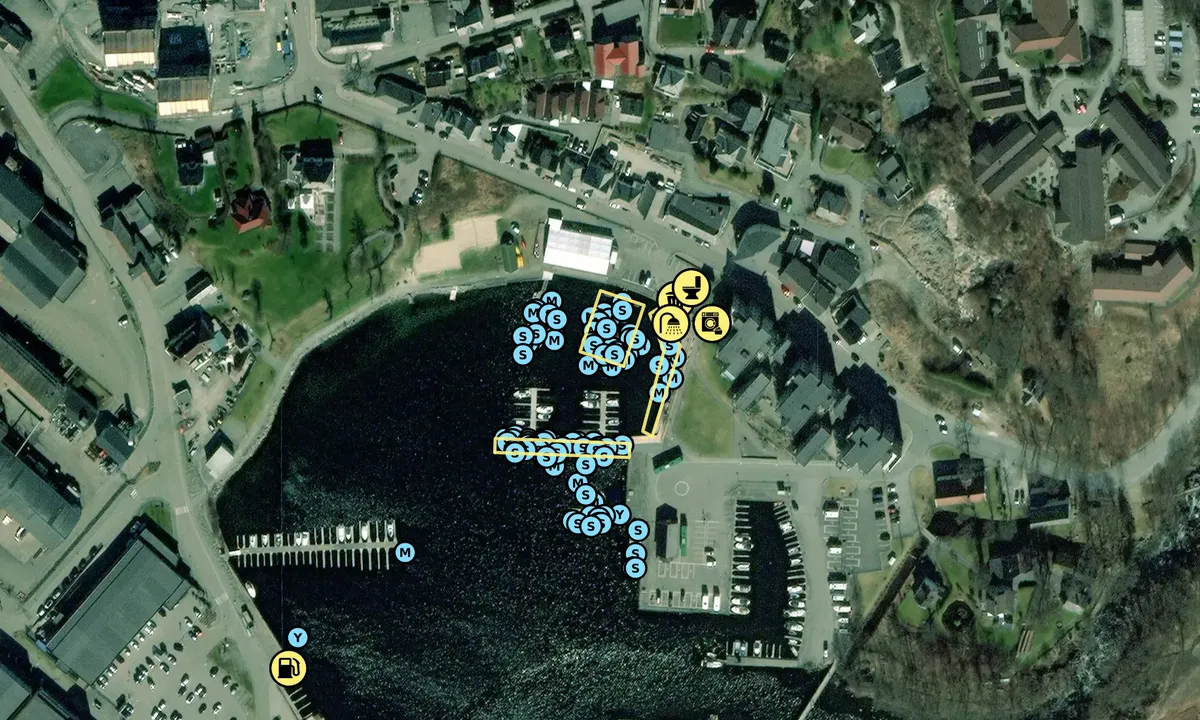 Satelite image of Jørpeland Gjestehavn