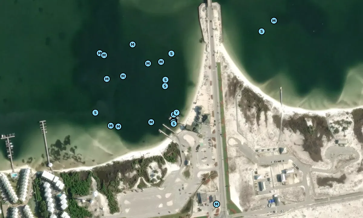 Satelite image of Juana's Docks