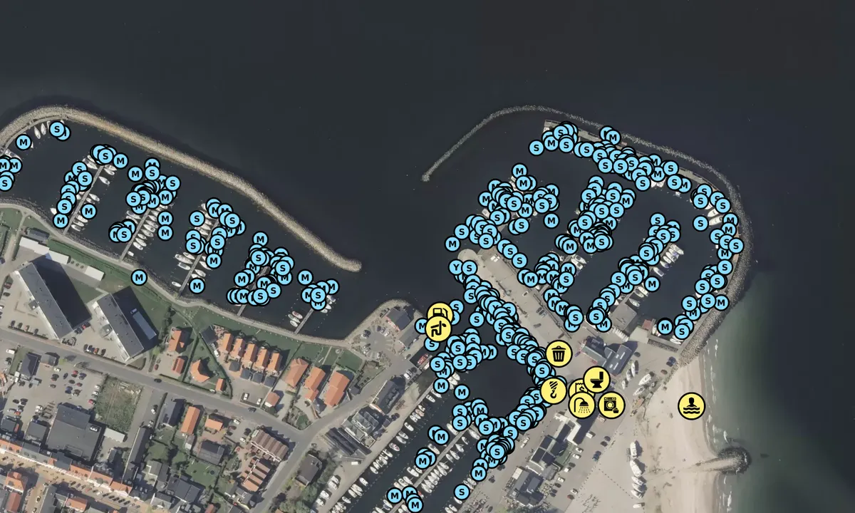 Satelite image of Juelsminde Havn og Marina