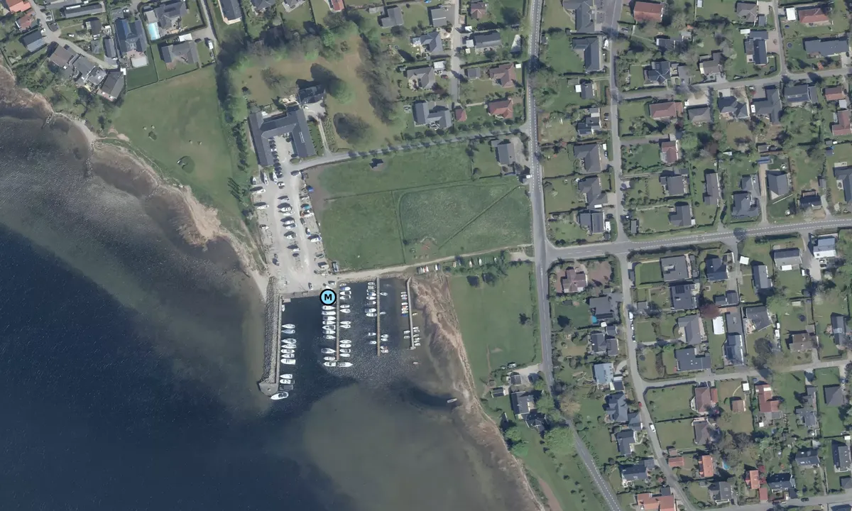 Satelite image of Jyllinge Nordhavn