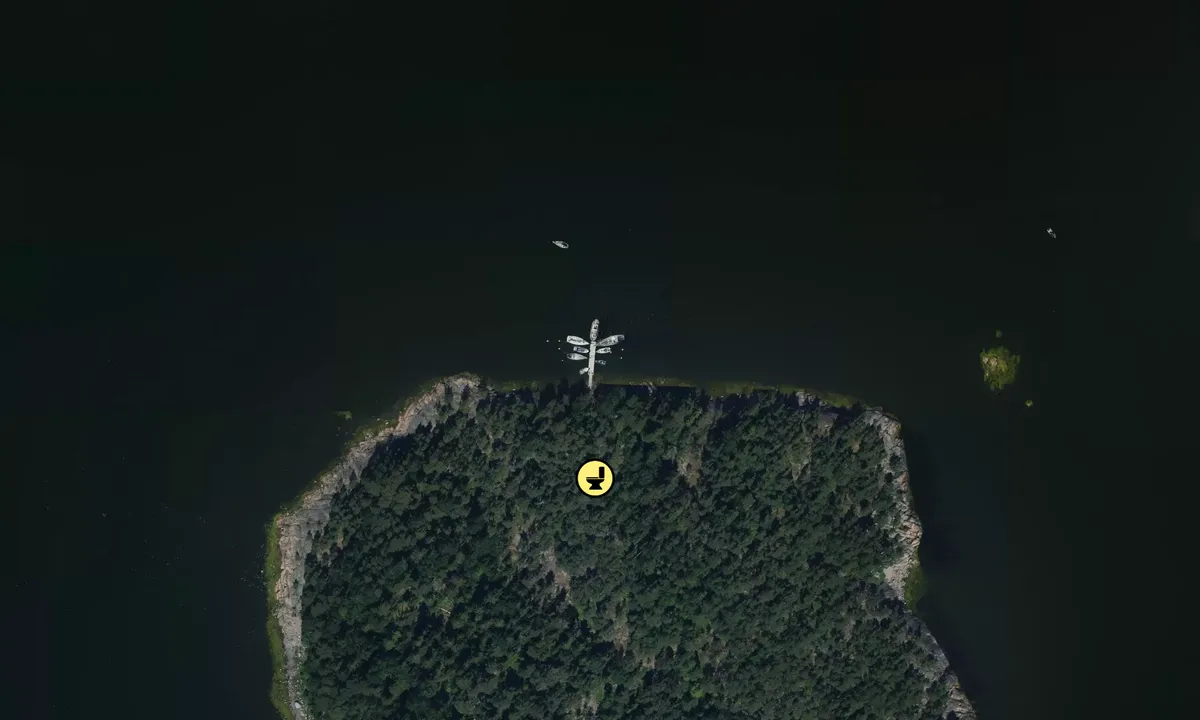 Satelite image of Käärmesaari