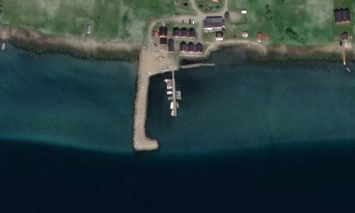 Satelite image of Kaldfarnes