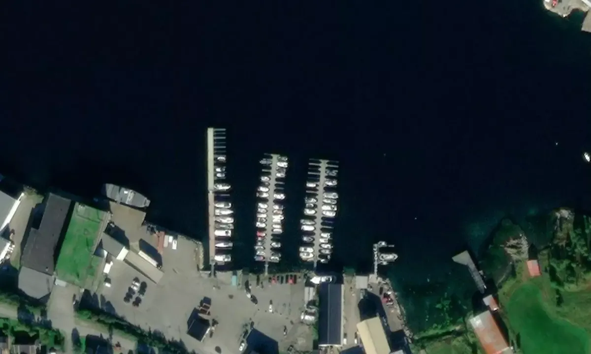 Satelite image of Kaldfjord Båtforening