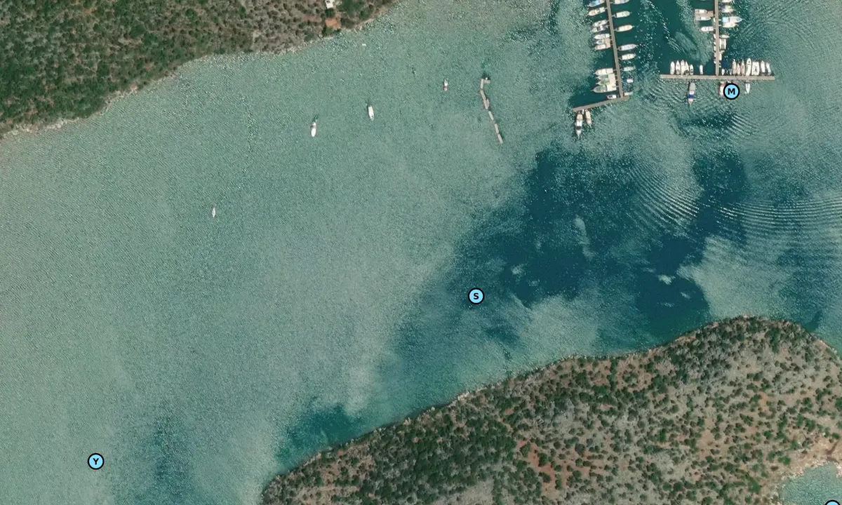 Satelite image of Kaleüçağız