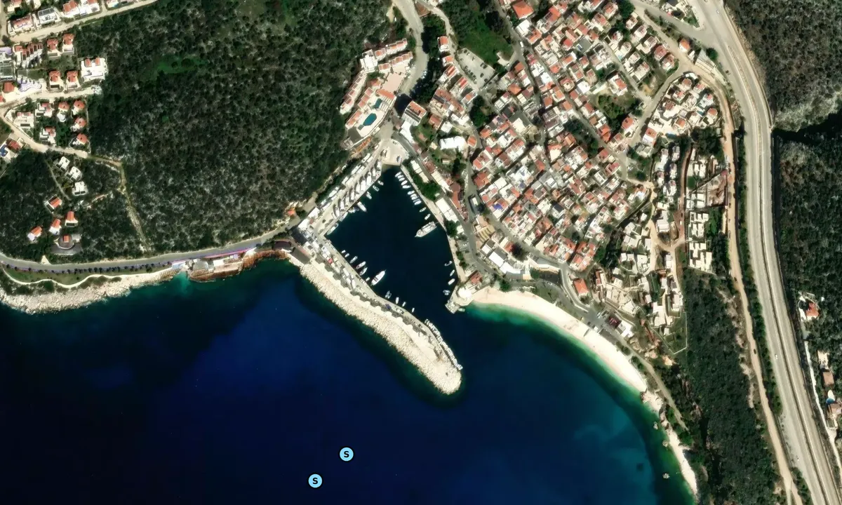 Satelite image of Kalkan Balikci Barinagi