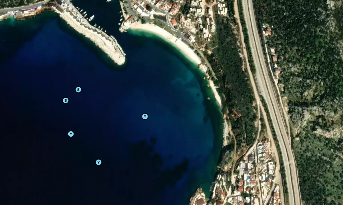 Satelite image of Kalkan Limani