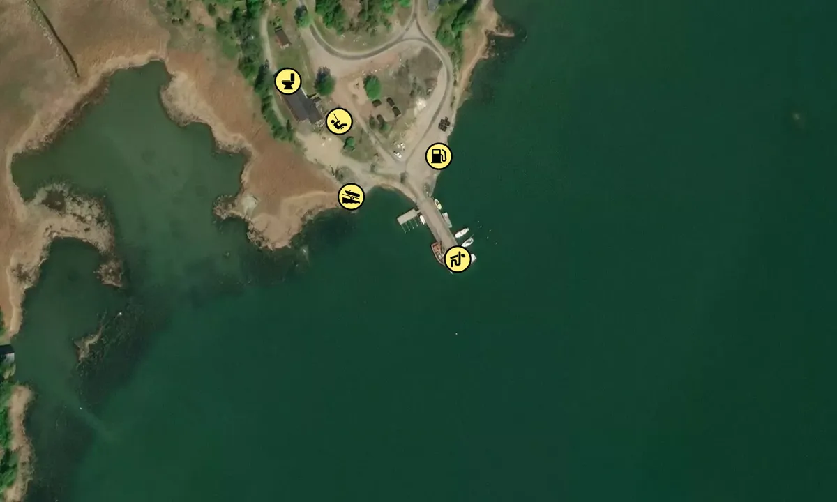 Satelite image of Kalkholmen Marina