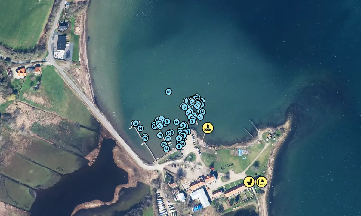 Satelite image of Kalvø Havn