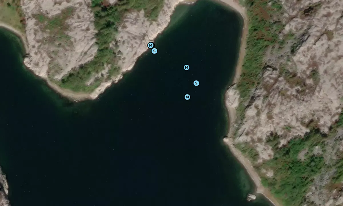 Satelite image of Kalvön - Fjällbacka skärgård