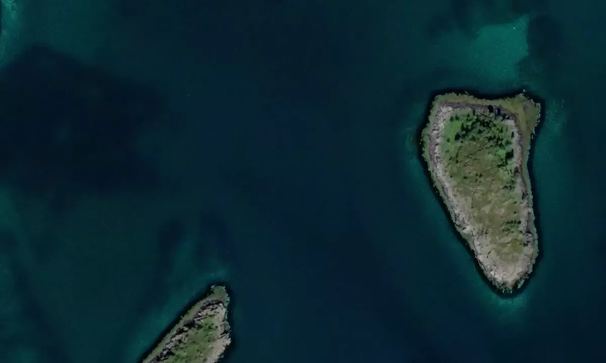 Satelite image of Kalvøya