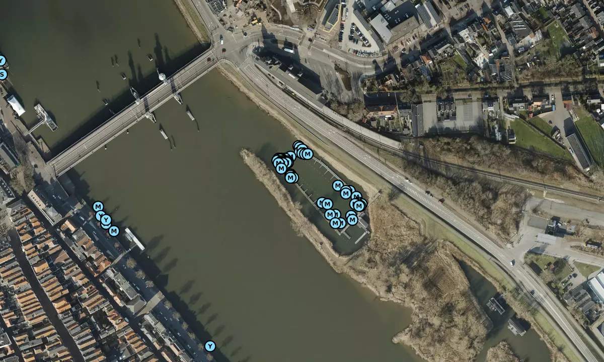 Satelite image of Kampen Guest Marina